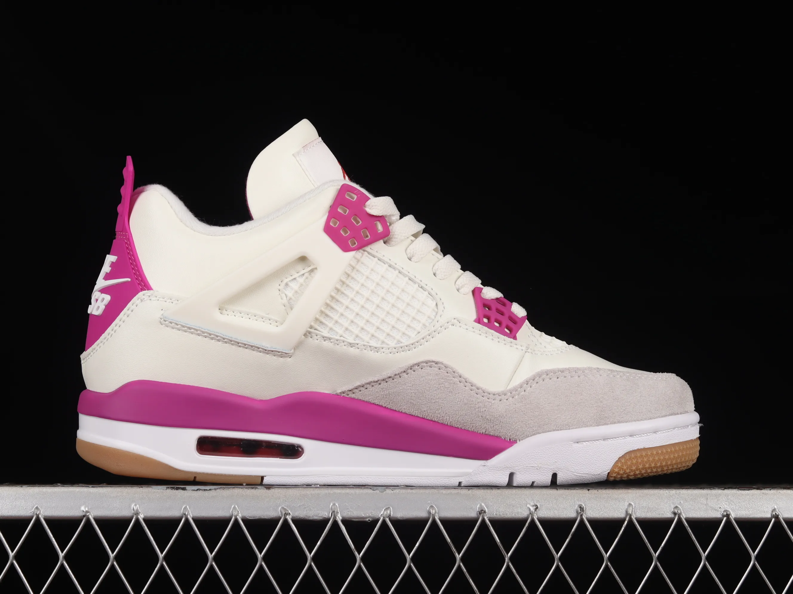 All categories Air Jordan Jordan series basketball shoes Air Jordan 4 Nike SB x Jordan Air Jordan 4 "Sapphire" AJ4 Joe 4 joint white and purple DR5415-105